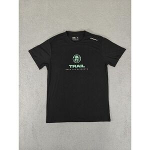 Spartan Race Trail Shirt Mens Medium Black‎ Race The Elements Finisher Craft Tee